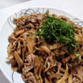 クックDECGNO☆'s cooksnap of when they made 簡単！美味♪豚こまとしめじの甘辛大葉炒め.