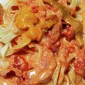 ★フラミンゴ★'s cooksnap of when they made 濃厚！エビとトマトクリームソースのパスタ.