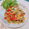 ふくmama✨✨'s cooksnap of when they made うちの味☆夏野菜たっぷりと♪バジルマヨ♪.