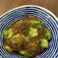 ＊＊まゆゆ＊＊'s cooksnap of when they made さっぱり！オクラともずくのポン酢しょうゆ.