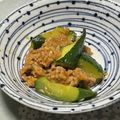QPはにー's cooksnap of when they made 胡瓜のひき肉あんかけ【レンチン】.