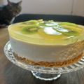 riribebe's cooksnap of when they made 華やかで涼しげ～水玉レアチーズケーキ.
