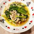 my7033's cooksnap of when they made 小松菜と豚肉の煮びたし♡.