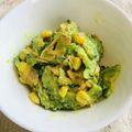朝はカフェオレ's cooksnap of when they made 材料２つ！ゴーヤとツナのカレーマヨサラダ.