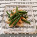 ﾁｲﾁｬﾝﾏﾏ's cooksnap of when they made インゲンと竹輪の和えもの.
