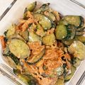 あいしょう's cooksnap of when they made 決め手はごま油☆きゅうりのキムチマヨ和え.