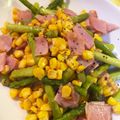 HeartyTime's cooksnap of when they made アスパラとベーコンとコーンのバター炒め☆.