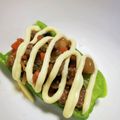 ゴジランド's cooksnap of when they made ピリ辛粗挽きミンチとビーンズレタス包み.