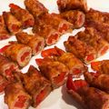 みや☆じゅん's cooksnap of when they made 豚もも肉のピーマン巻でポークチャップ！.