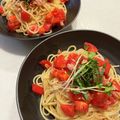 かんかかんか's cooksnap of when they made トマトと大葉の冷製ツナパスタ.