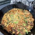 雨です's cooksnap of when they made 簡単！！韓国料理屋さんの～キムチチヂミ～.