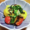 YCHキッチン's cooksnap of when they made ＊トマトと大葉の塩昆布和え＊.