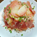 クックJE8BWB☆'s cooksnap of when they made 桃と生ハムの冷製パスタ.