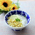 runa10's cooksnap of when they made とうもろこしの冷かけご飯✨.