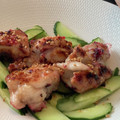 hama♪♪♪'s cooksnap of when they made 鶏ときゅうりの梅炒め.