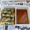 まこさんど's cooksnap of when they made ニラとじゃが芋のもちもちチヂミ。タレ3種.