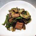 のび～る's cooksnap of when they made サバ味噌煮缶の茄子の蒸し煮.