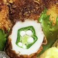 新妻あや's cooksnap of when they made お弁当の片隅に☆竹輪のオクラ詰め♪♪.