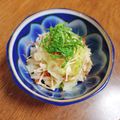 もふもふクロさん's cooksnap of when they made レンジで作る☆キャベツ・えのき・梅肉和え.