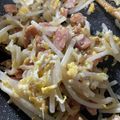 no1642's cooksnap of when they made もやしとベーコンの卵炒め.