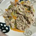 ☆ちぃ's cooksnap of when they made ☆豚バラのスタミナ塩炒め☆.