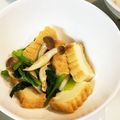 しーてっぷ's cooksnap of when they made 小松菜としめじと厚揚げの鰹だし香るサラダ.