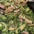 ﾌﾞﾚﾝﾀﾞ's cooksnap of when they made ゴーヤと豚肉の卵チャンプル.