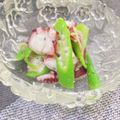 〜みみ〜's cooksnap of when they made タコ・茗荷・オクラのジンジャーマリネ.