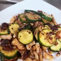 拓斗ここな's cooksnap of when they made ズッキーニと海老のニンニク炒め.