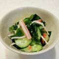 09ミッキー's cooksnap of when they made カニかまキュウリわかめ☆常備菜☆あと1品.