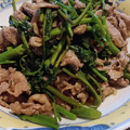 ひっこ's cooksnap of when they made 筒菜と牛肉のオイスター炒め.