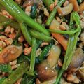 きゃろり's cooksnap of when they made シャキっと空芯菜とミンチのオイスター炒め.