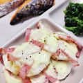 ちょちょこ✫'s cooksnap of when they made 簡単副菜☆長芋ベーコンペッパーチーズ焼き.
