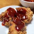yoyomari's cooksnap of when they made ヤンニョムチキンのたれ.