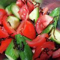 みみmamaちゃん's cooksnap of when they made きゅうりとプチトマトの塩昆布和え✡*.
