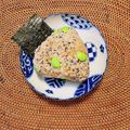 コムギ大好き's cooksnap of when they made 夏おにぎり♪ゆかりと枝豆.