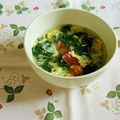 yesmama's cooksnap of when they made 管理栄養士＊モロヘイヤのスープ.