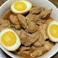 cook_yuria's cooksnap of when they made 簡単20分☆鶏もも肉とゆで卵のさっぱり煮.