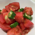 ゆみらんたん's cooksnap of when they made トマトとオクラのさっぱりレモン和え.