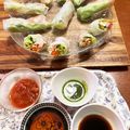 まりも7314's cooksnap of when they made ライスペーパー使って☆おうちで生春巻き♪.