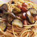 ママメイン！時々子供's cooksnap of when they made なすとウインナーの和風にんにくパスタ.