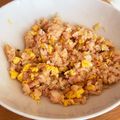 もも道's cooksnap of when they made 明太マヨチャーハン.