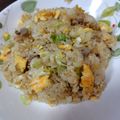さかつん子's cooksnap of when they made 禁断のガーリック炒飯.