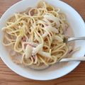 yuu927's cooksnap of when they made 濃厚～！塩辛とクリームチーズのパスタ.