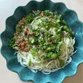 ppさき's cooksnap of when they made 昆布と納豆オクラねばねばぶっかけそうめん.