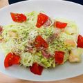 Chefさーりー's cooksnap of when they made 【楽めし】生ハムと濃厚アボカド素麺.