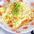 めみたん☆'s cooksnap of when they made 300人☆焦がし醤油にんにくチャーハン.