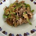 K0A9O0R8U♪'s cooksnap of when they made ピーマンと豚肉、春雨の塩味炒め。.