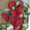 ☆卵大好き☆'s cooksnap of when they made トマトときゅうりで食べるドレッシング？！.