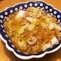 クック5PR☆'s cooksnap of when they made マロニー豚バラ白菜メインのすき焼き風⭐️.